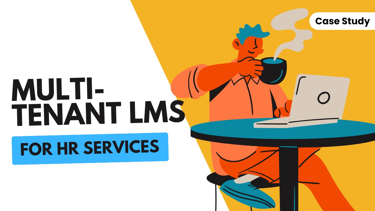 Multi-tenant LMS dashboard showing branded client portals for PoSH training delivery