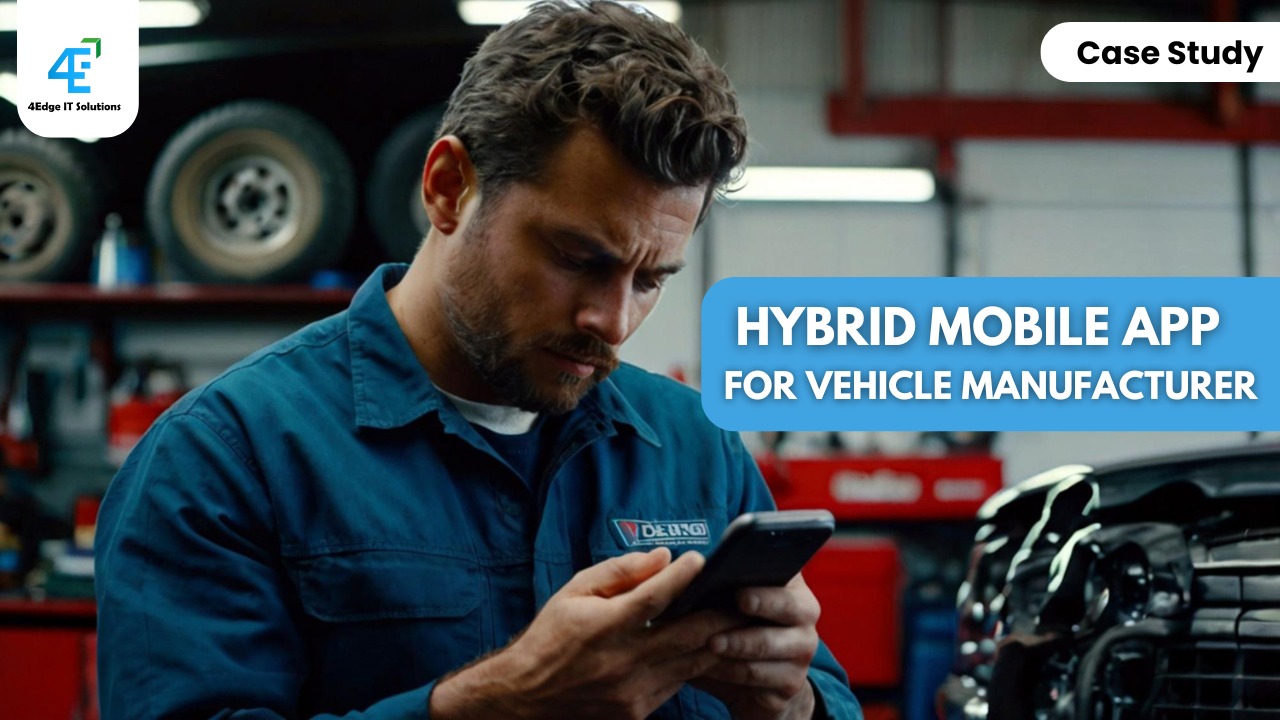 Cross-platform hybrid learning app interface for Android and iOS devices